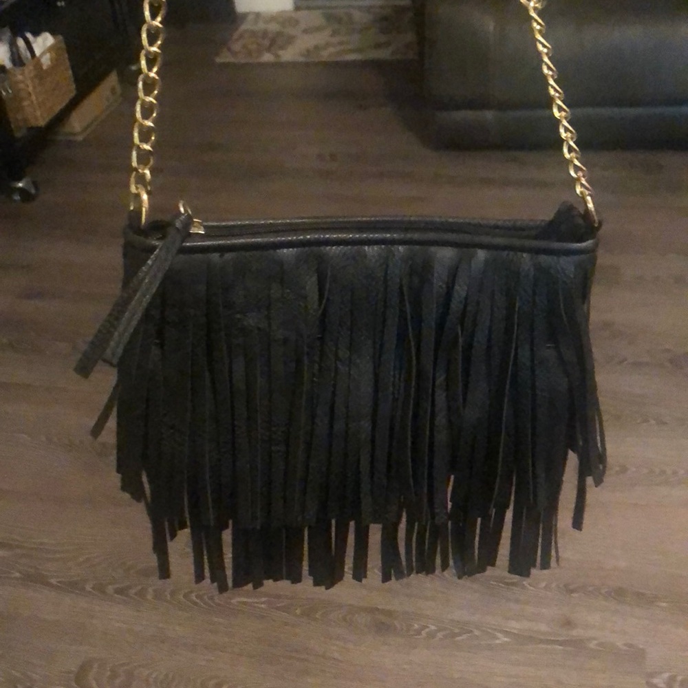 Black crossbody bag